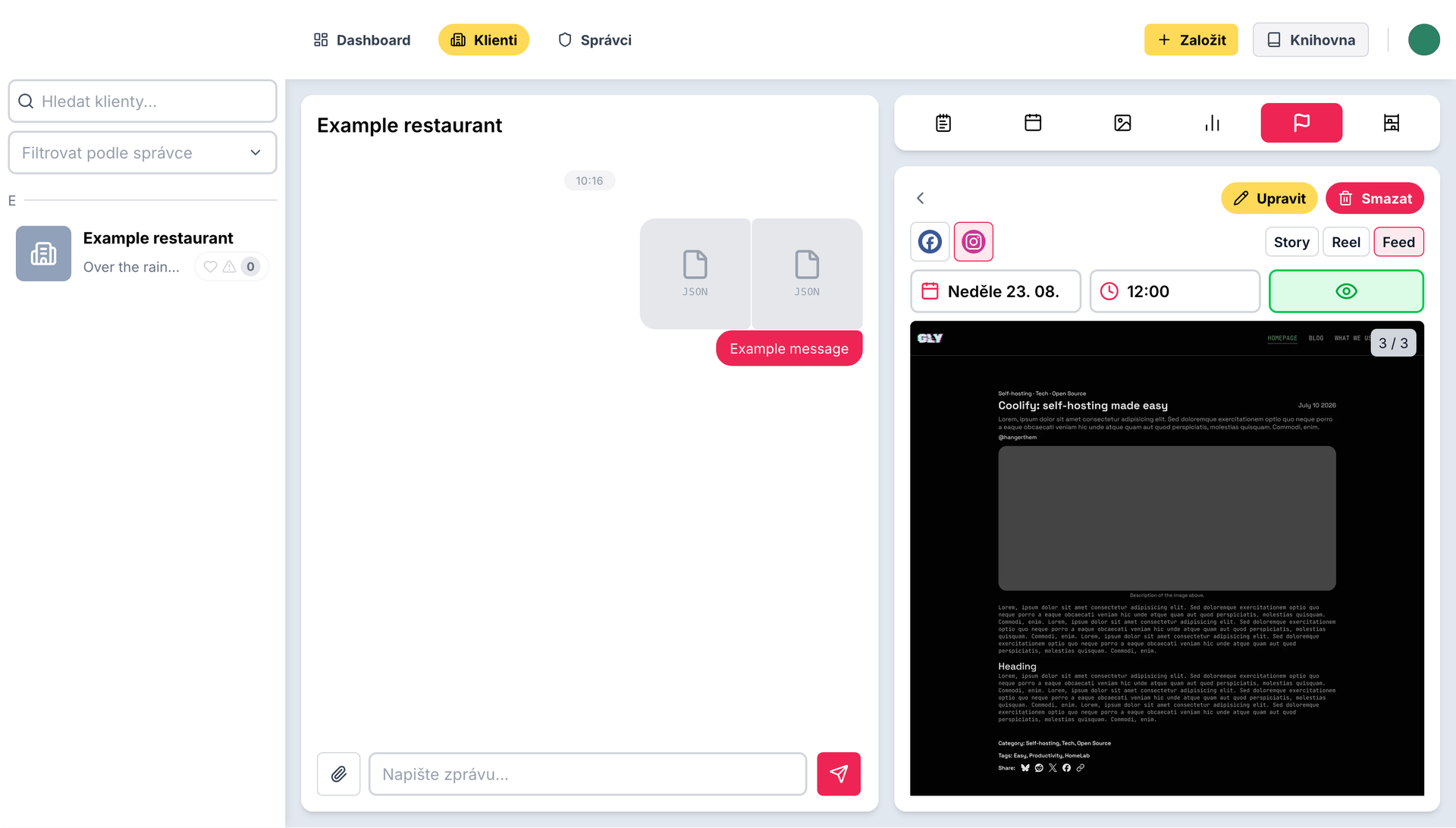 Bitez Dashboard (Some parts were redacted to comply with confidentiality)